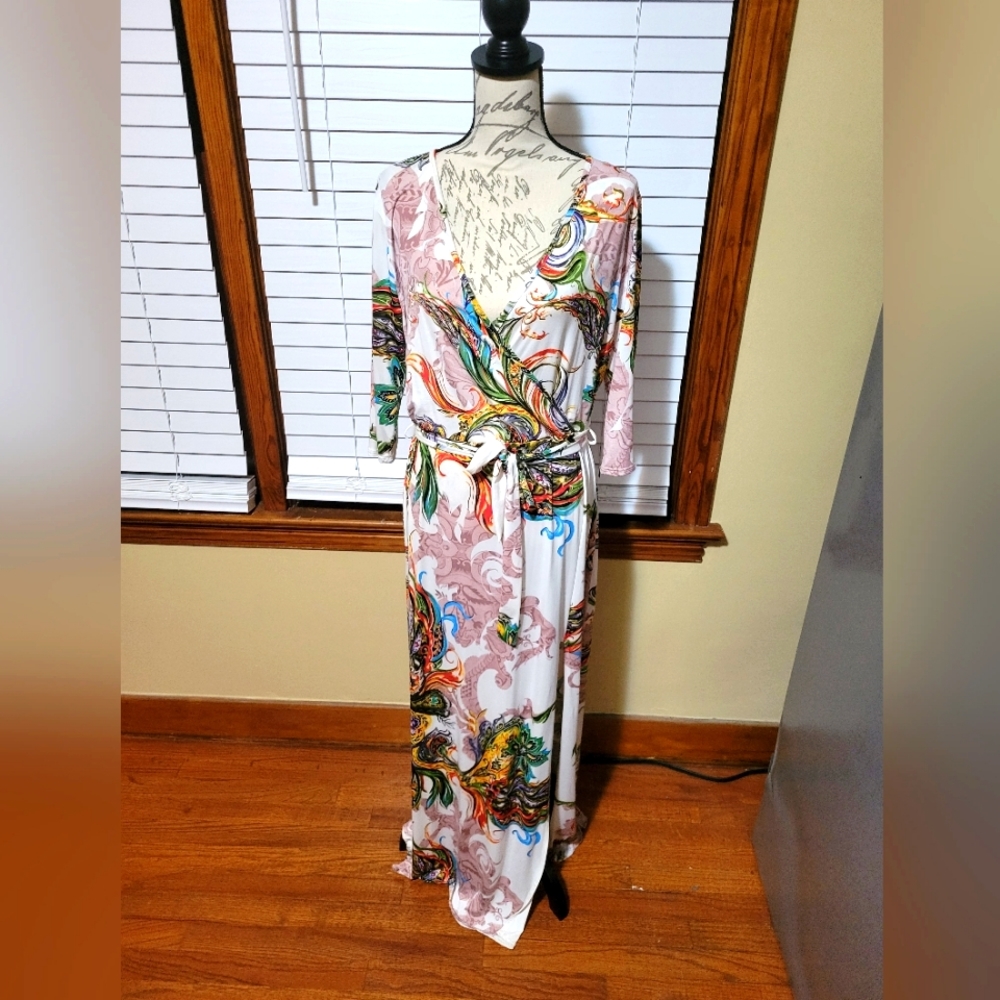 Multicolored maxi dress